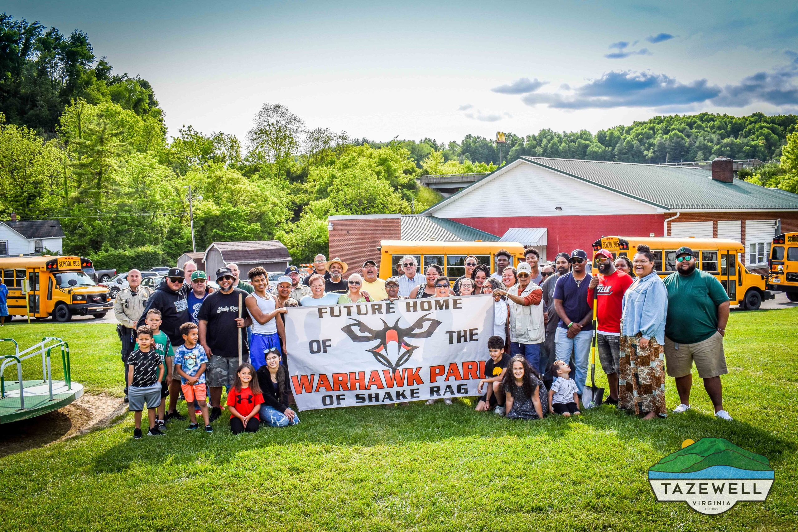 Warhawk Park Groundbreaking Ceremony Held Town of Tazewell