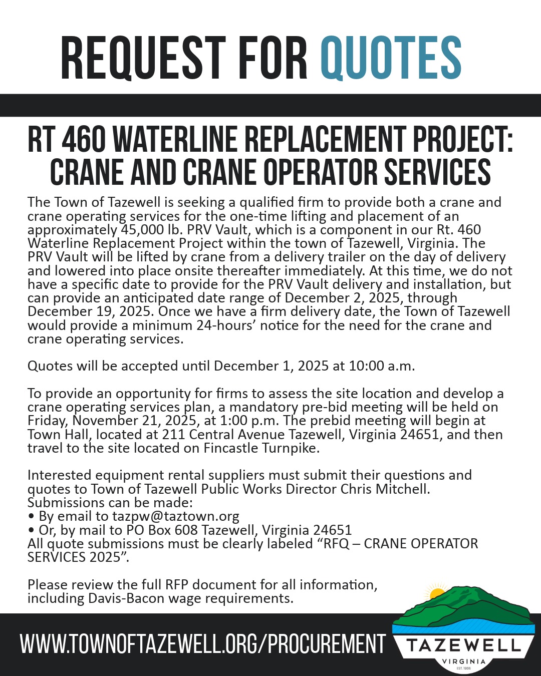 Procurement Town Of Tazewell procurement-town-of-tazewell