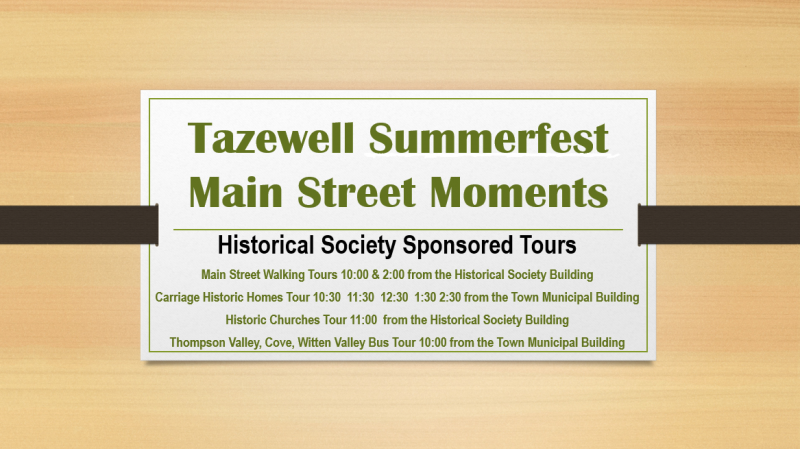 Summerfest – Historical Society Tours